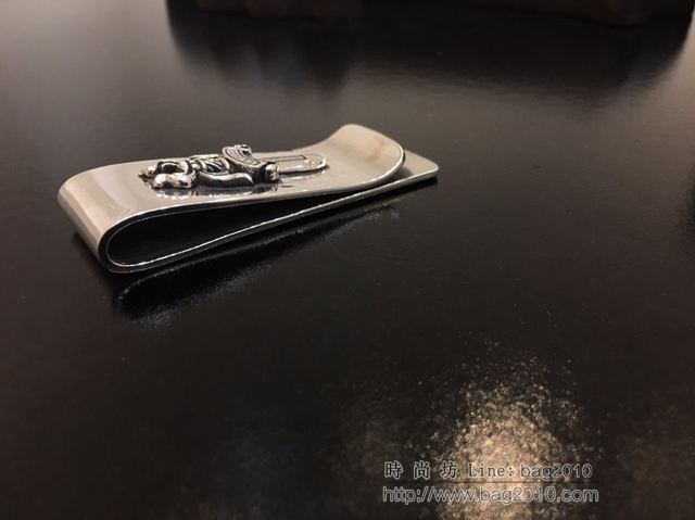 chrome hearts銀飾 克羅心票夾 錢夾 純手工 克羅心925純銀夾  gjc1913